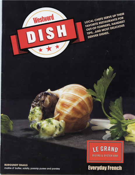 [Westword Dish Cover] Burgundy Snails, Salsify, Parsnip Purée & Parsley
