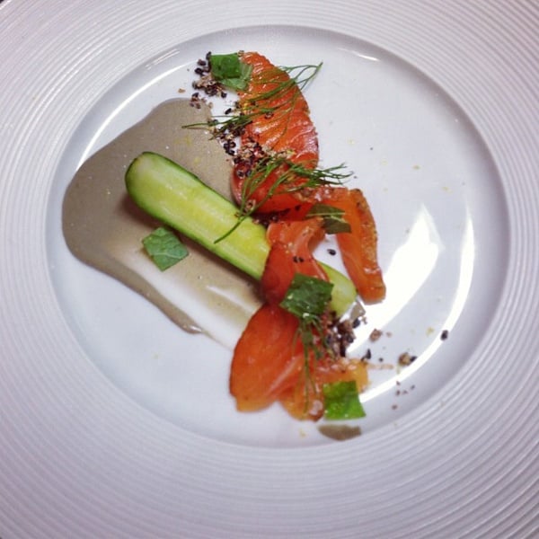 Cured Salmon, Snail 