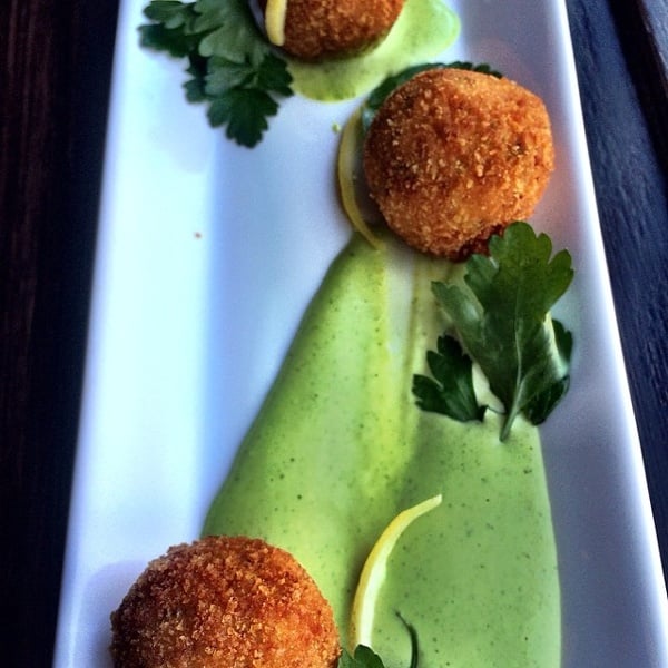 Salt Cod and Escargot Croquetas.