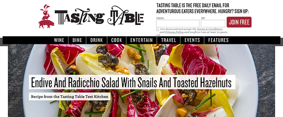 endive and radicchio salad